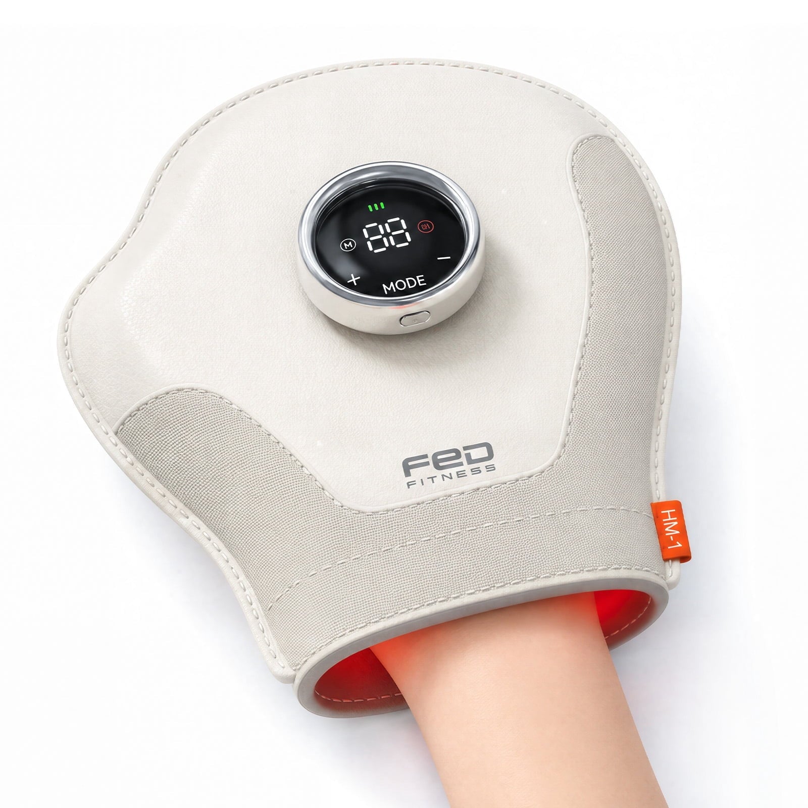 FED Fitness Wireless hand massager with heating function, air compression massage, 9 pressure settings, 6 modes, a portable hand massager suitable for various settings